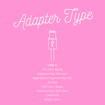 F Off I'm Reading Acrylic e-Reader Charm and Dust Plug