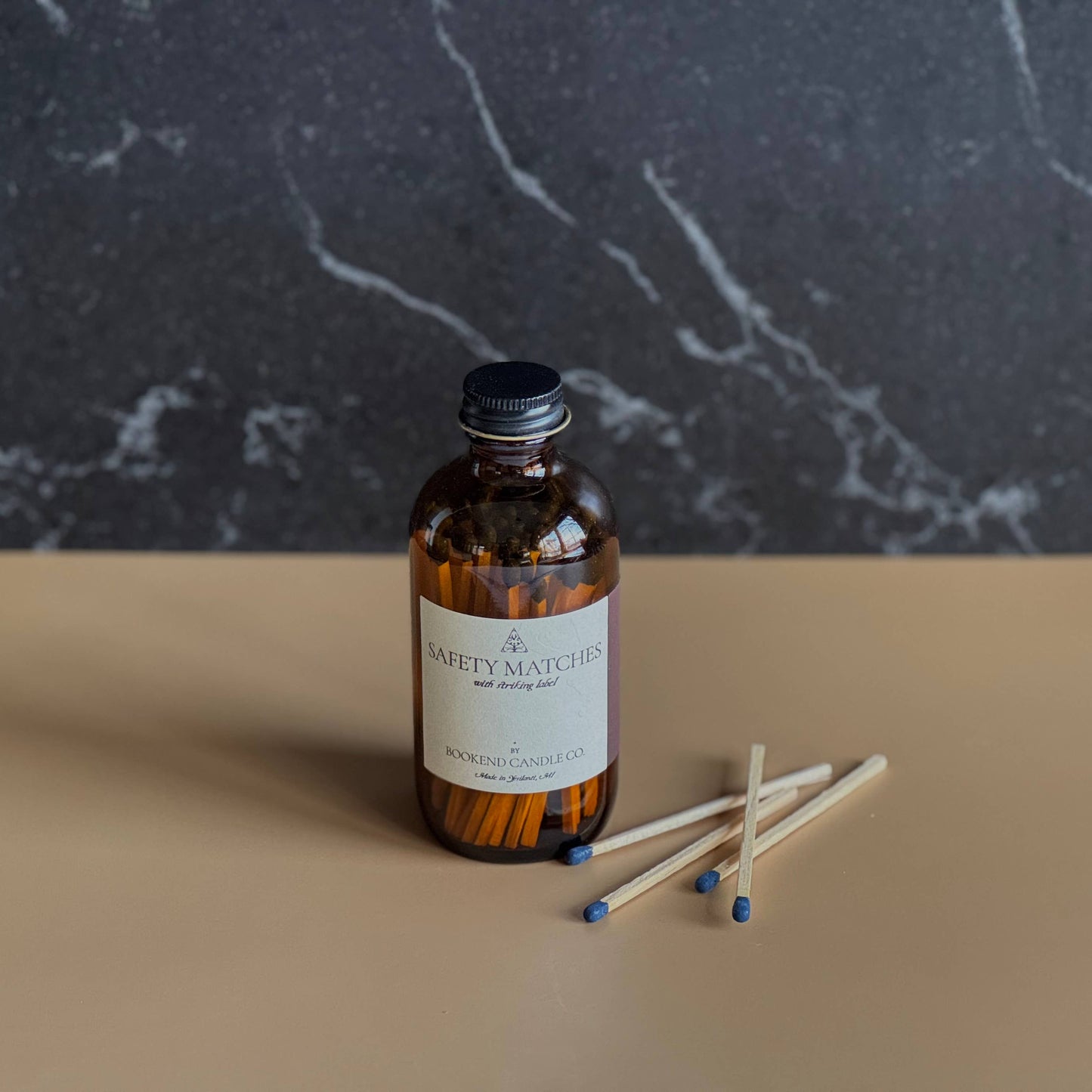 Safety Matches in Glass Jar