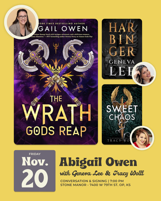 Wrath Gods Reap Bookstore Tour