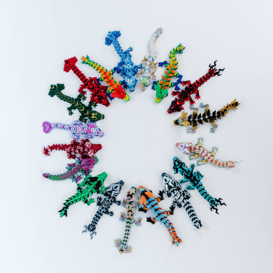 Mini 3D Printed Dragons – Assorted Colors