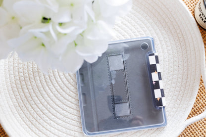 Retro Cherries Clear Back and Handstrap Kindle Case