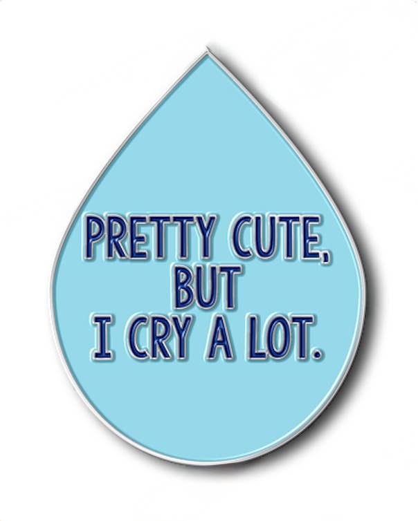 Enamel Pin: Cry A Lot