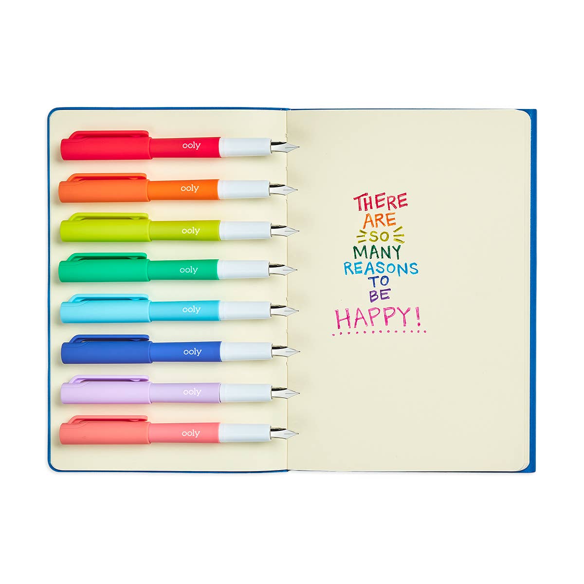 Color Write Fountain Pens - Set of 8