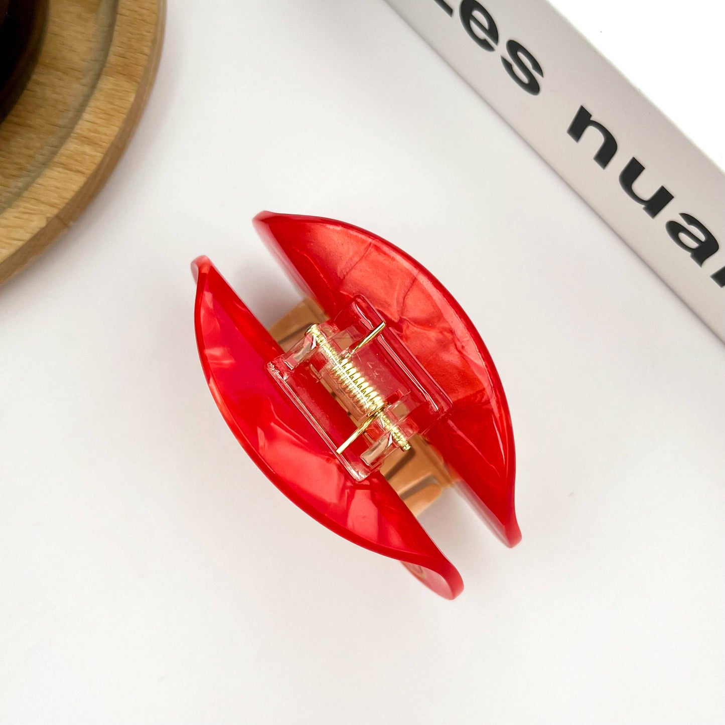 Cute Fat Mushroom Claw Clip, Playful Food-Shaped Hair Clip