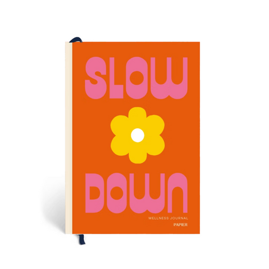 Guided Wellness Journal, A5 Hardcover - Slow Down