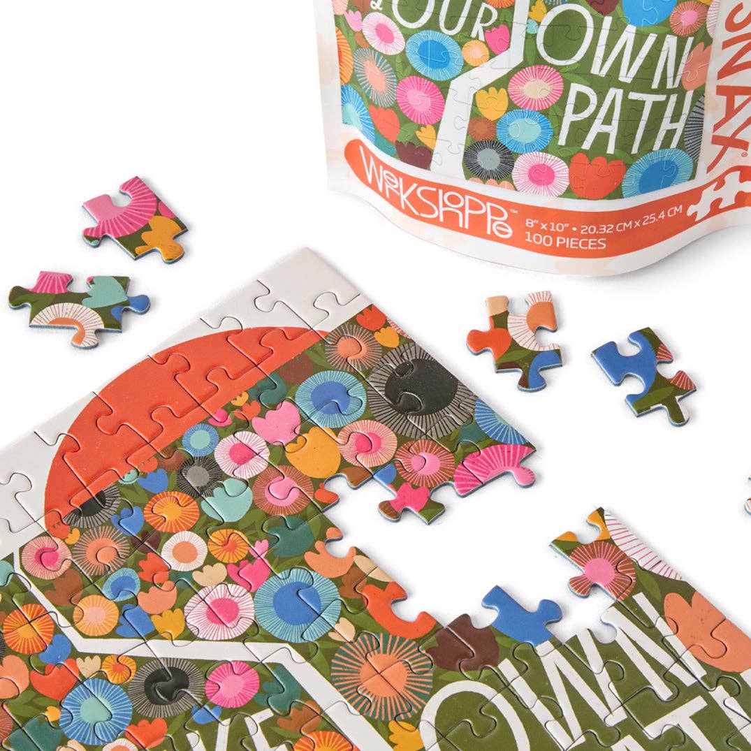 Make Your Own Path 100 Puzzle Snax