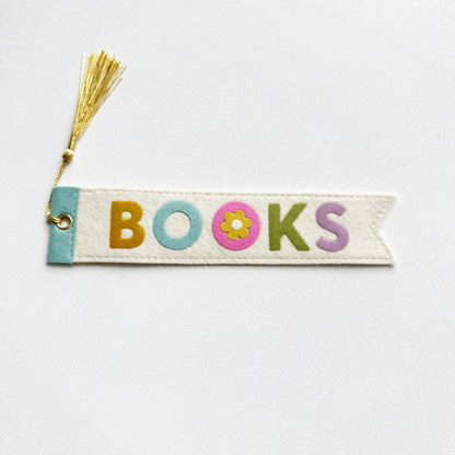 Books Flag Bookmark (Pastel) 