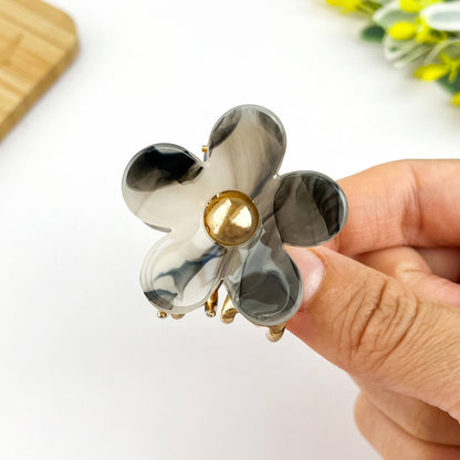 1.4'' Mini Metal Flower Hair Claw Clip