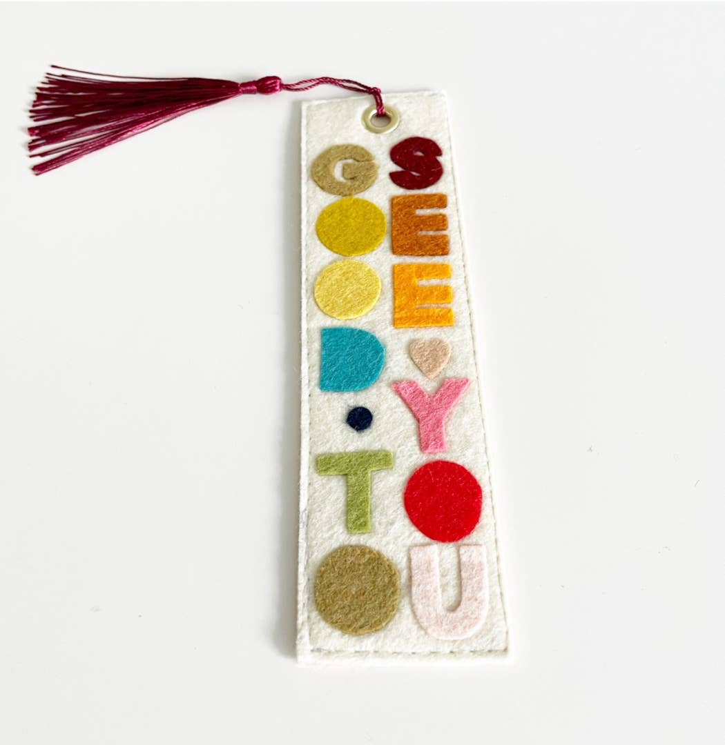 Good To See You Felt Bookmark