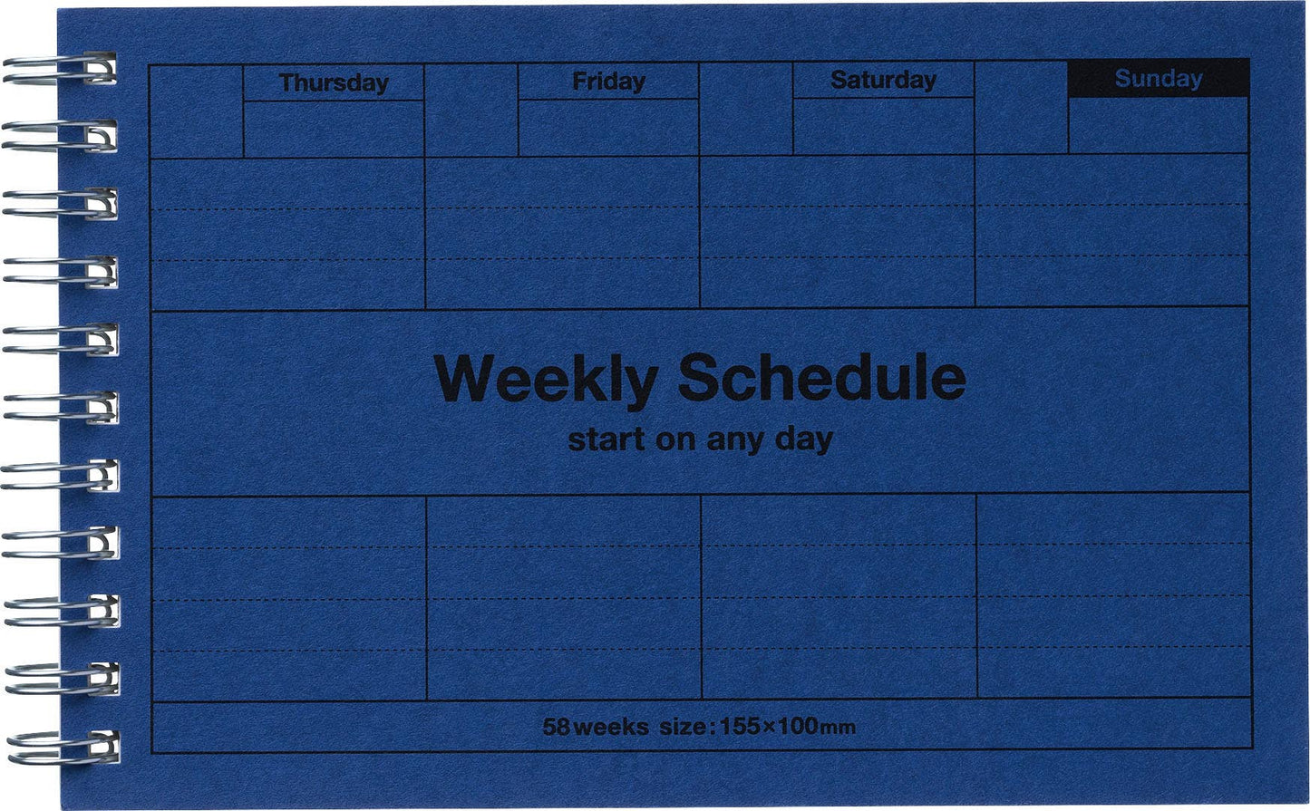 Dayfree Weekly Schedule