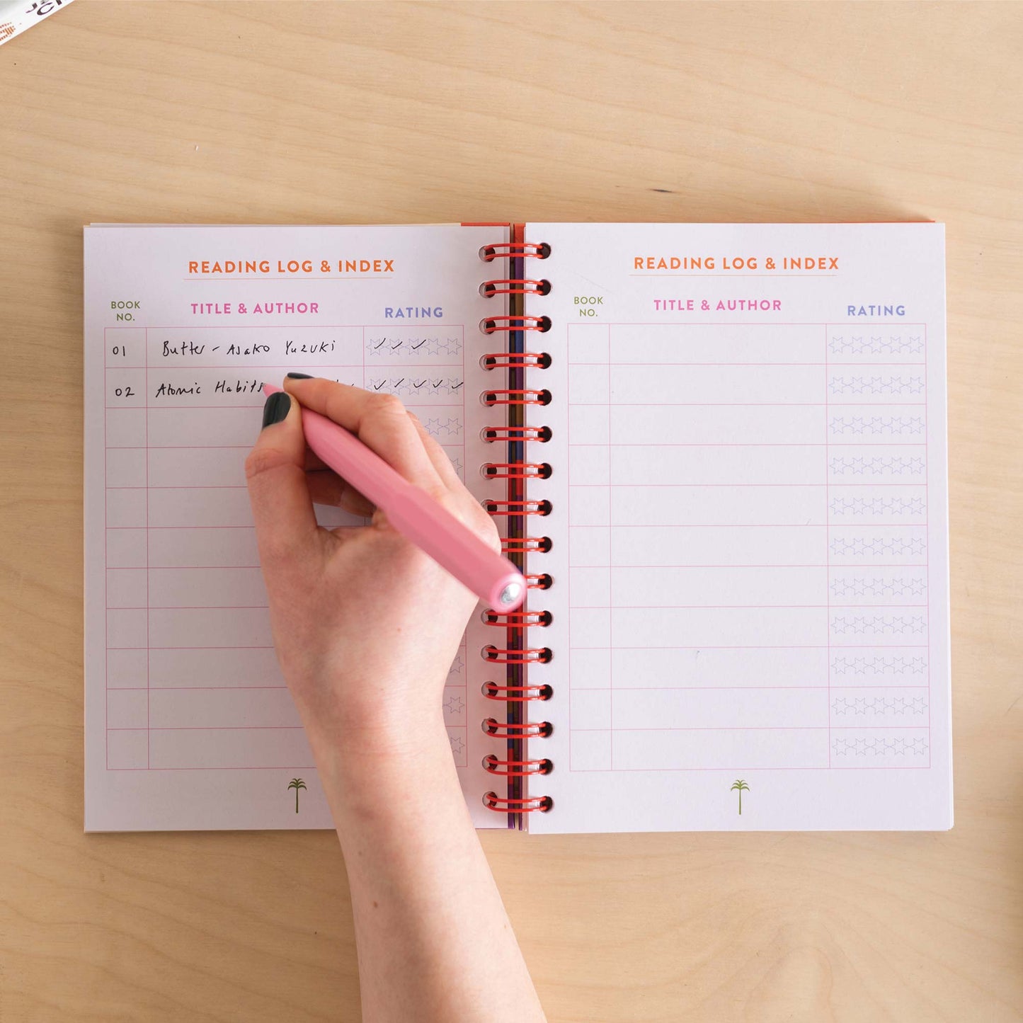 Reading Journal A5 | Book Vibe | Hardcover