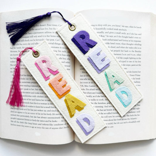 Read Felt Bookmark 