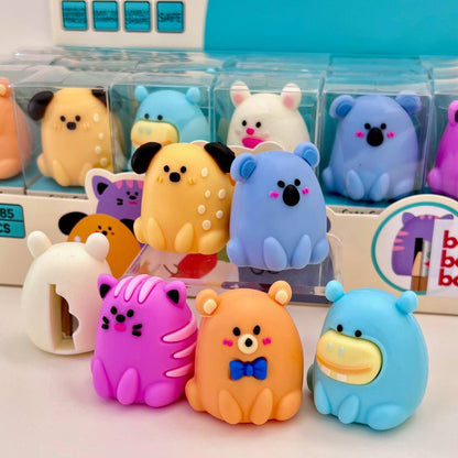 33319 ROUND ANIMALS PENCIL SHARPENER-24