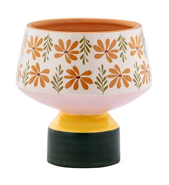 Planter - Flowers Yellow/Green