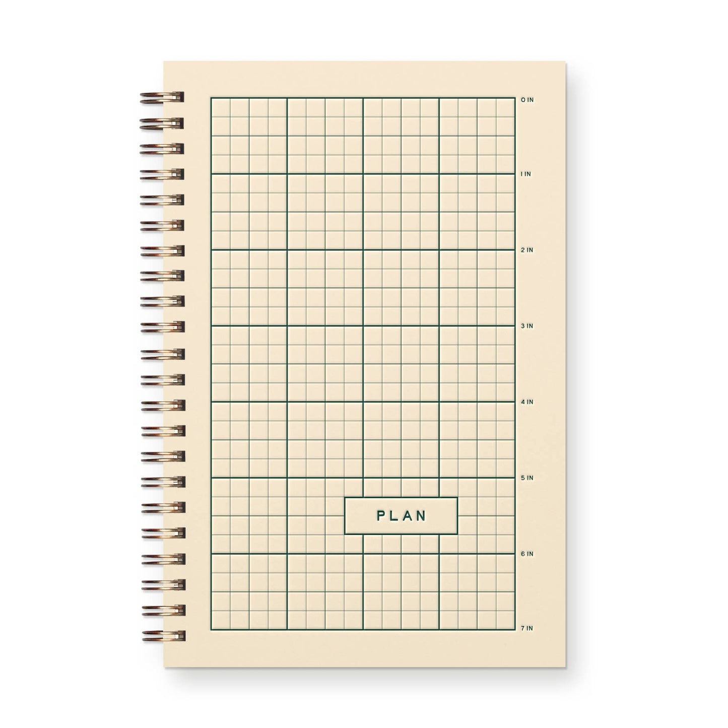 Ruler Grid Undated Weekly Planner Journal