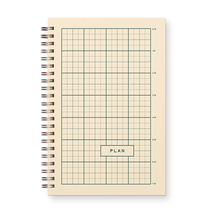 Ruler Grid Undated Weekly Planner Journal