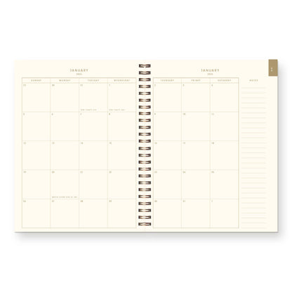 2027 Floral Bunch Dated Planner : Calendar Year