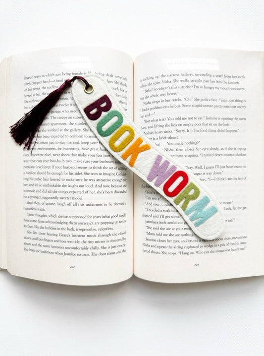 Book Worm Bookmark