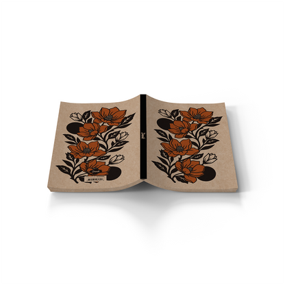 Magnolias Kraft Classic Layflat Notebook KLC2726KL