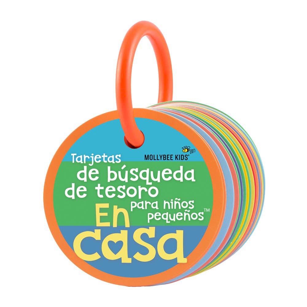 Toddler Scavenger Hunt Cards at Home - Spanish Edition