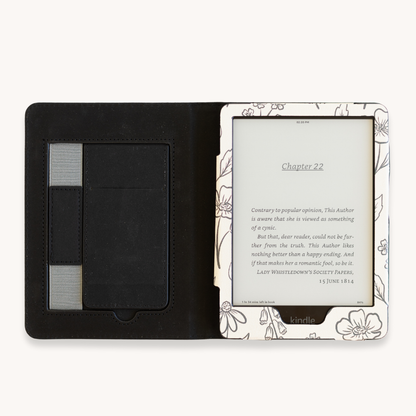 Pressed Floral Kindle Case | Bookish & Reading