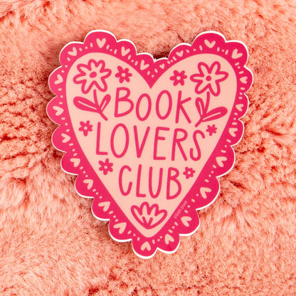 Book Lovers Club Decal Sticker