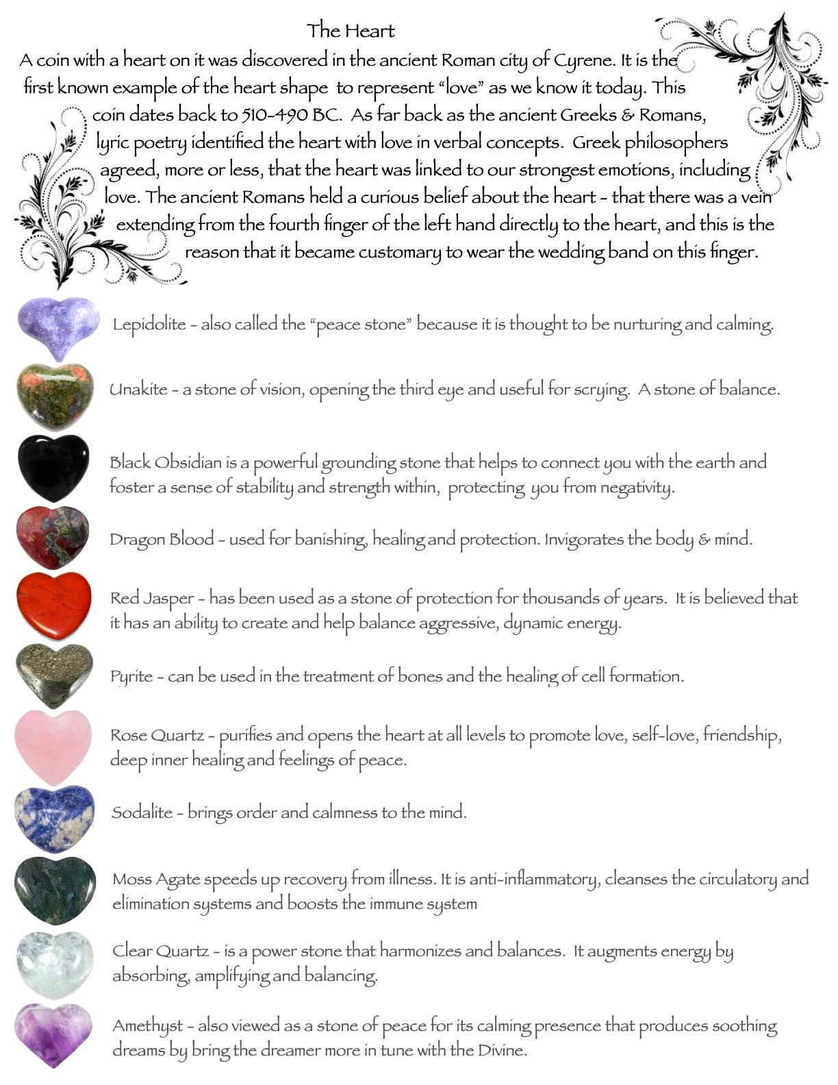 Gem Stone Hearts