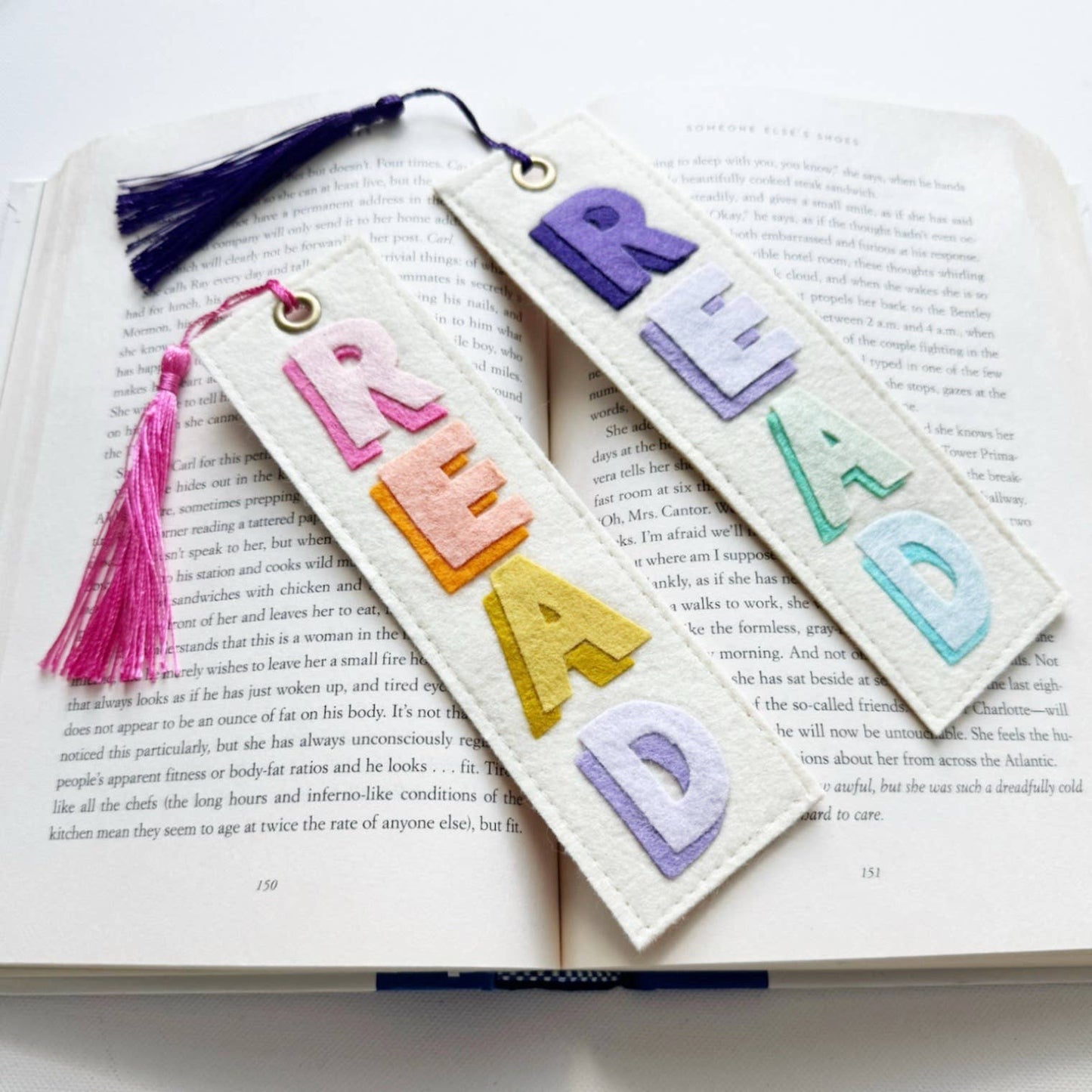 Read Felt Bookmark 