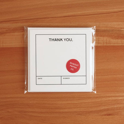 Thank You Note Cards (Pack of 6)