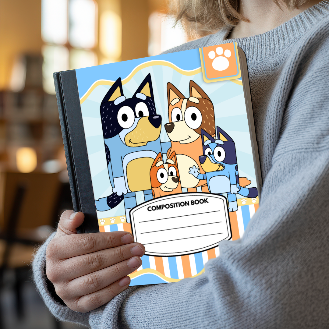 Bluey-Composition Notebook Cover