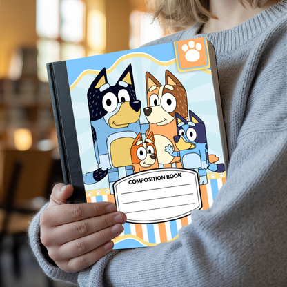 Bluey-Composition Notebook Cover
