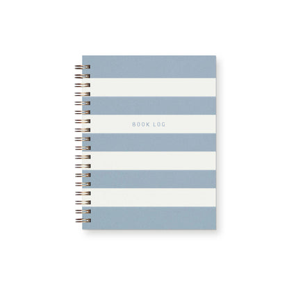 Striped Book Log Journal