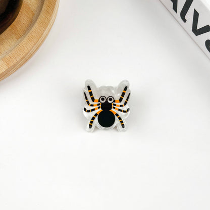 White Ghost Hair Claw,Halloween Hair Clip