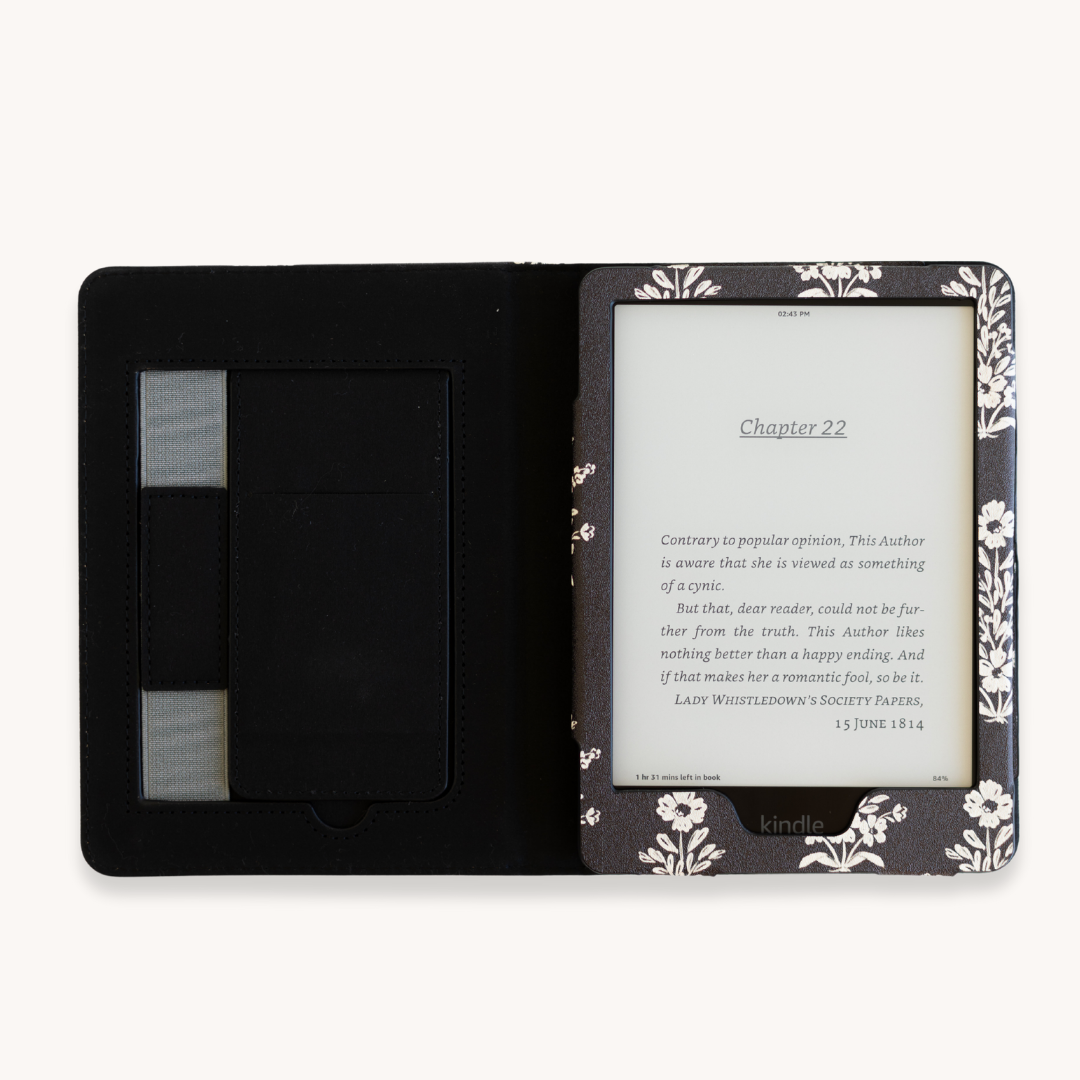 Midnight Damask Kindle Case | Bookish & Reading