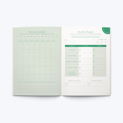 Guided Finance Planner, A5 Hardcover - Endless Potential
