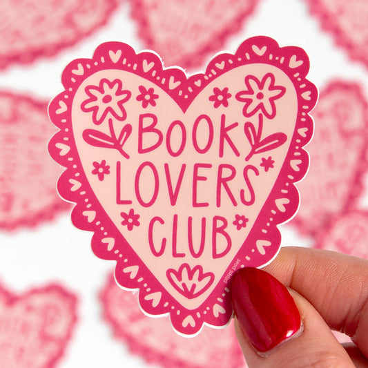 Book Lovers Club Decal Sticker