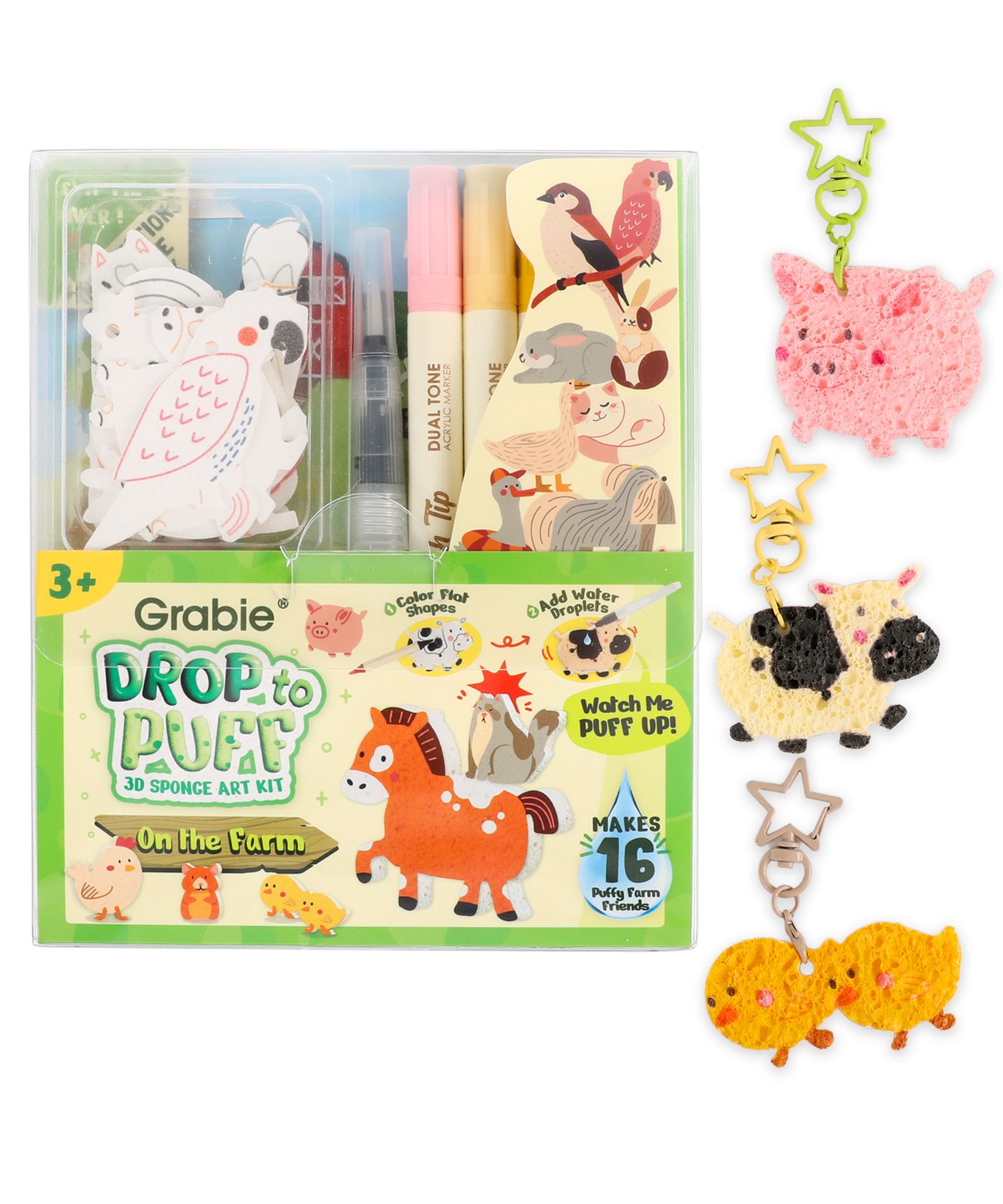 “Drop to Puff” 3D Sponge Art Kit