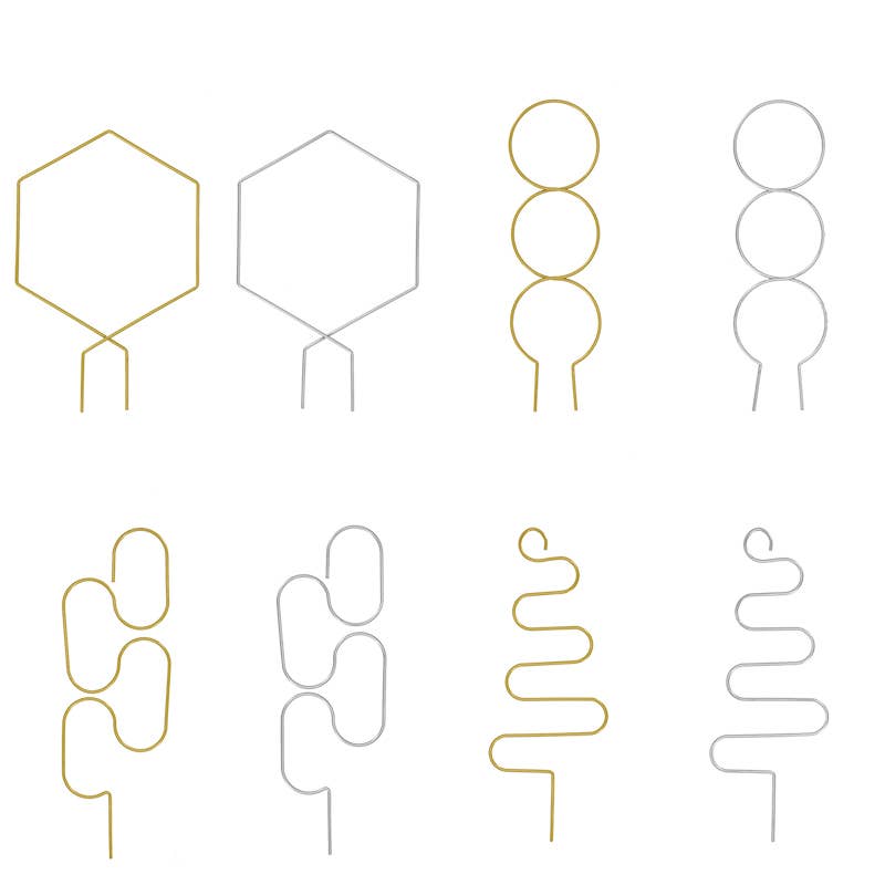 Geometric Indoor Plant Support, 8 Asst. Styles