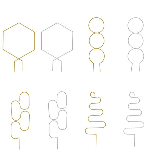 Geometric Indoor Plant Support, 8 Asst. Styles