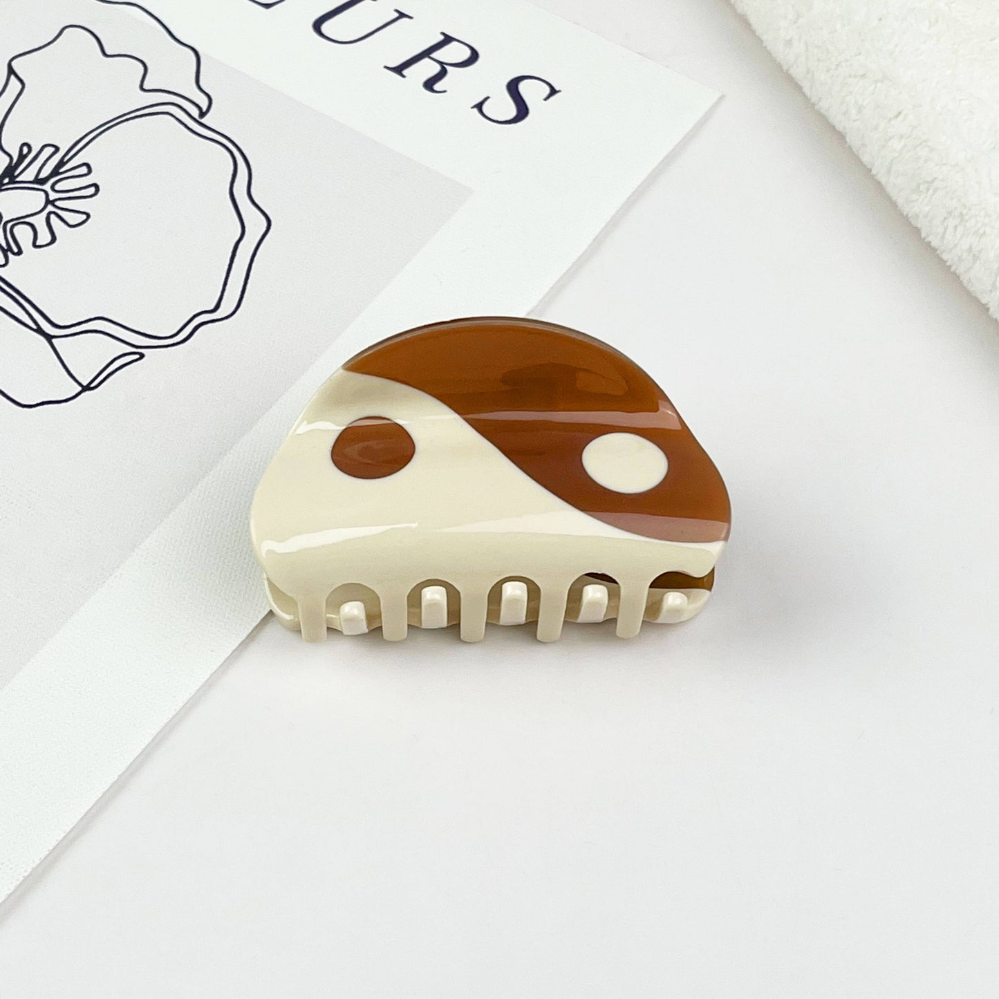 Balance Yin Yang Claw Hair Clip, Eco-Friendly