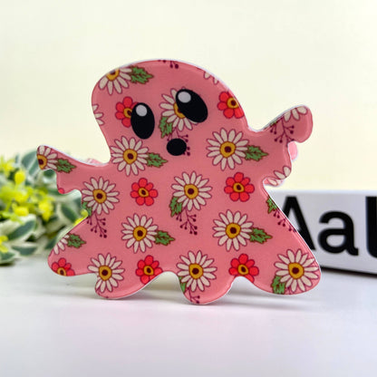 Halloween Cute flower ghost hair claw clip