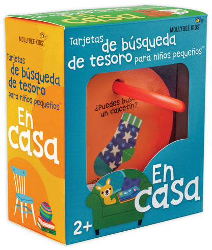 Toddler Scavenger Hunt Cards at Home - Spanish Edition