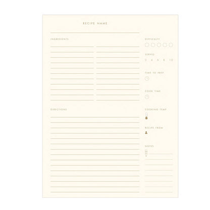 Classic Frame Recipe Book : French Vanilla