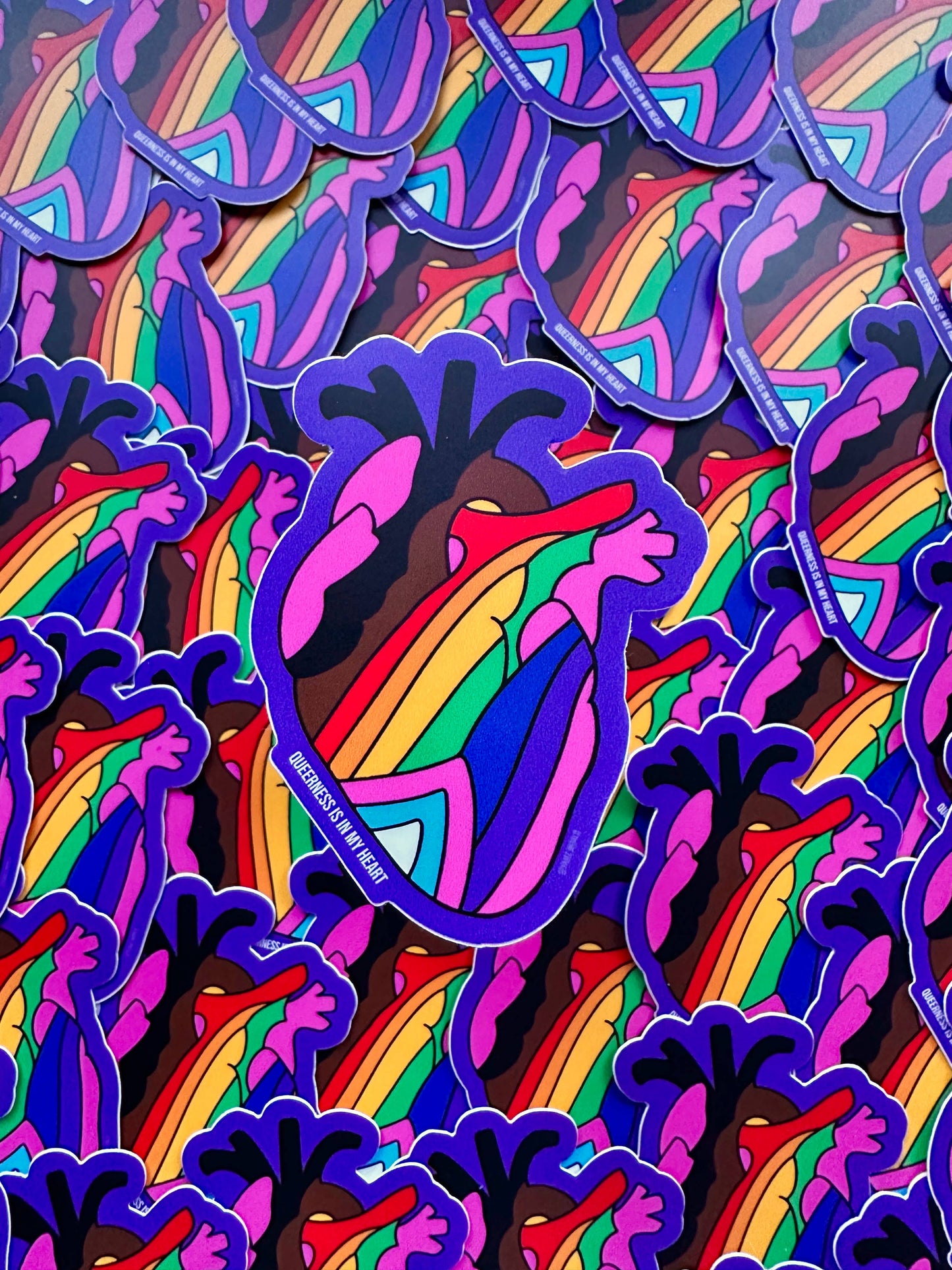 Queerness is in My Heart Sticker