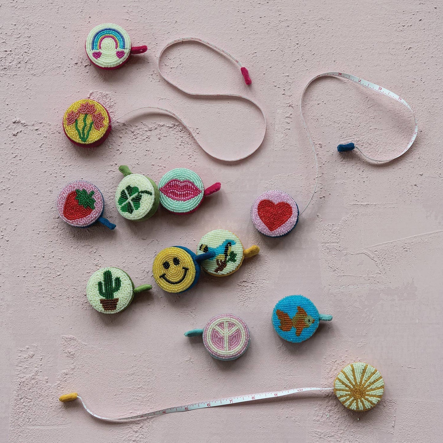 Glass Beaded Polyester Measuring Tape