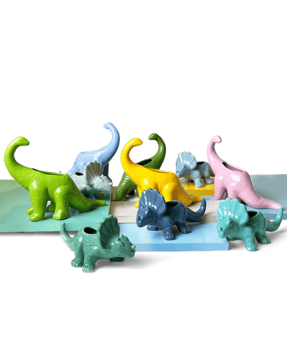 Dinosaur Ceramic Indoor Plant Pot Kits