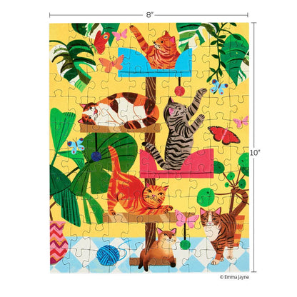 Cat Tree 100 Piece Puzzle Snax