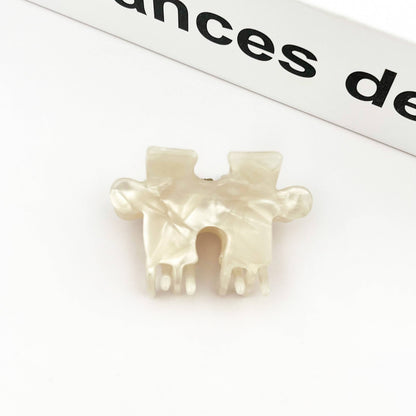 Acetate Puzzle Shape Hair Claw Clip