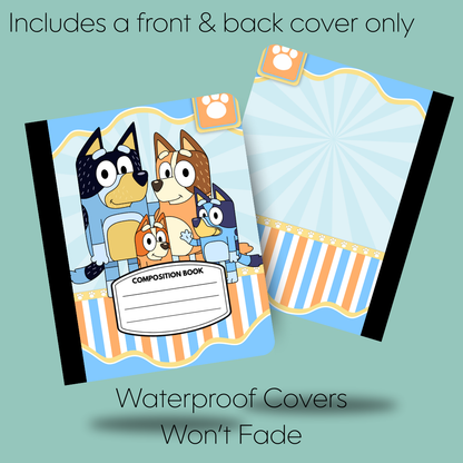 Bluey-Composition Notebook Cover