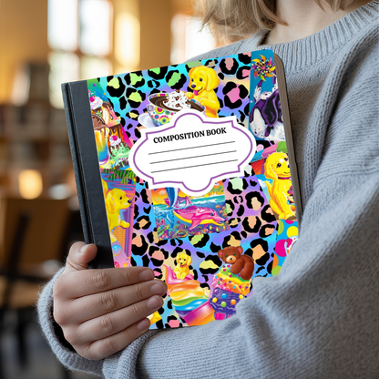Neon Animals-Composition Notebook Cover